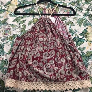 Bandanna pattern top